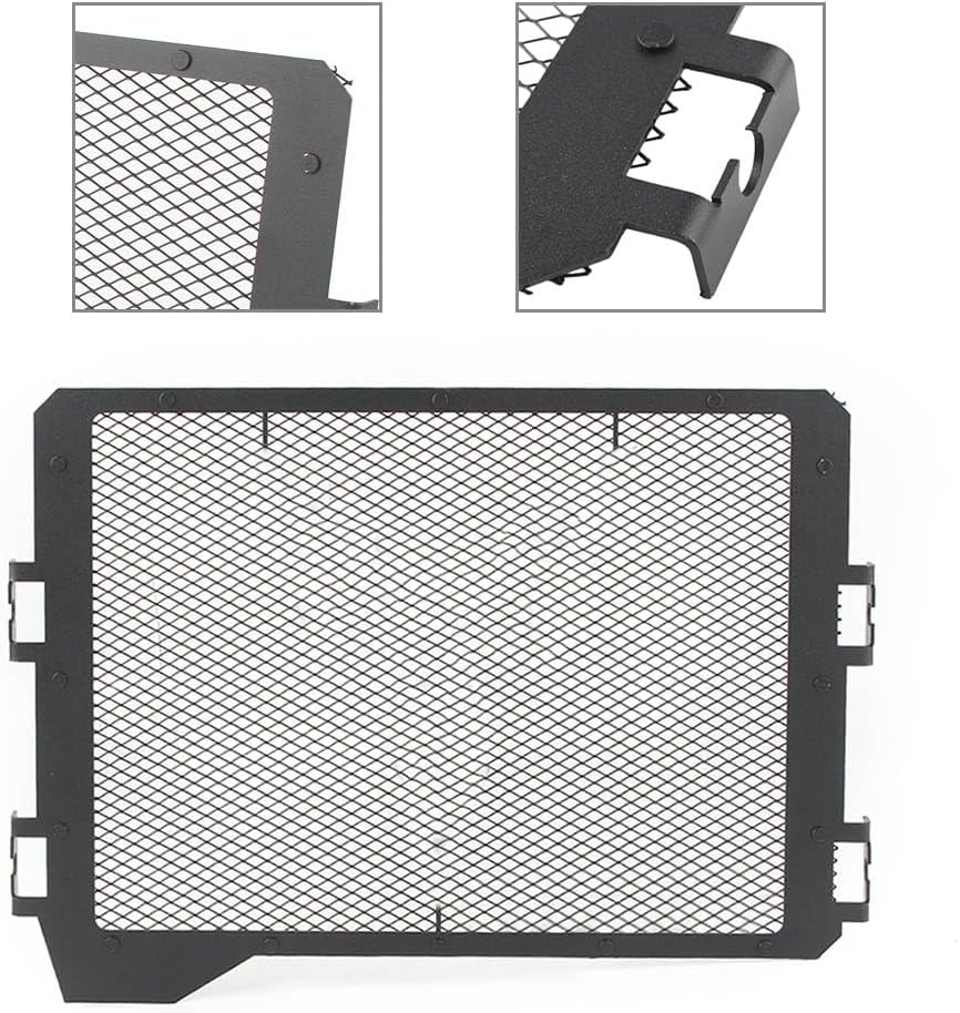 Chcury1 Motorcycle Oil Shrouds Cooler Guard, Cooling Radiators Guard for Yamaha MT-07 FZ-07 2013-2016, Silver