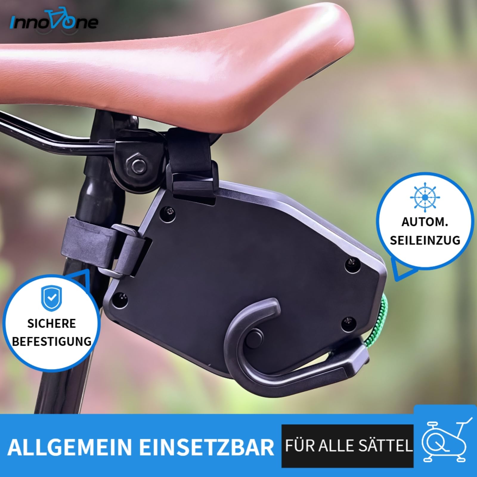 Fahrrad Abschleppseil für Kinder – 2,5 m sicheres Zugseil für Eltern-Kind-Radtouren, universell für Kinder- & Mountainbikes, leicht zu montieren