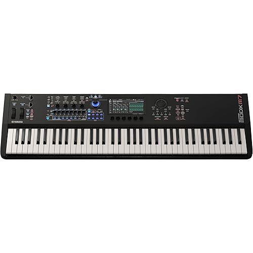 Yamaha 76-Key Music Synthesizer with Improved Keyboard Action, Performance Focused for Next Generation Sound Exploration, Expressive Control and Optimized Workflow MODX M7