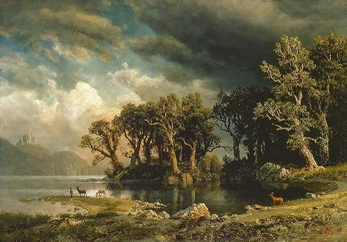 Posterazzi PDX55840SMALL The Coming Storm Albert Bierstadt - Póster (24 x 18), multicolor