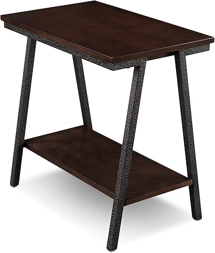 Miniatura 16 de Leick 11402 Empiria Escritorio de nogal, moderno, para sillón, para laptop o tableta., Madera, Marrón Nuez,Negro -,MEDIUM OAK,Duramen de
