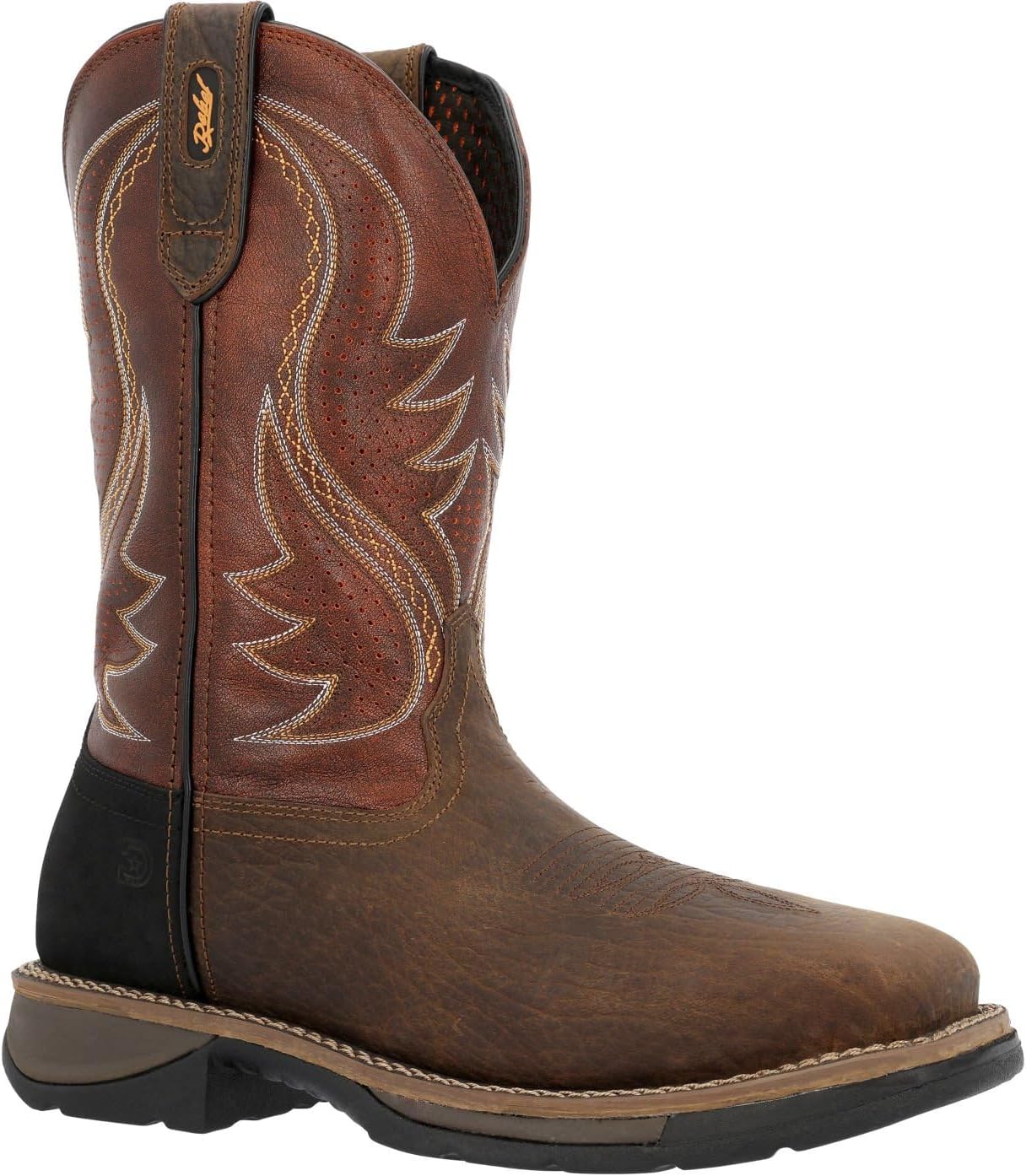 Durango Mens Workin' 11 Inch Slip Resistant Soft Toe Work/Duty - Brown - Size 9 W