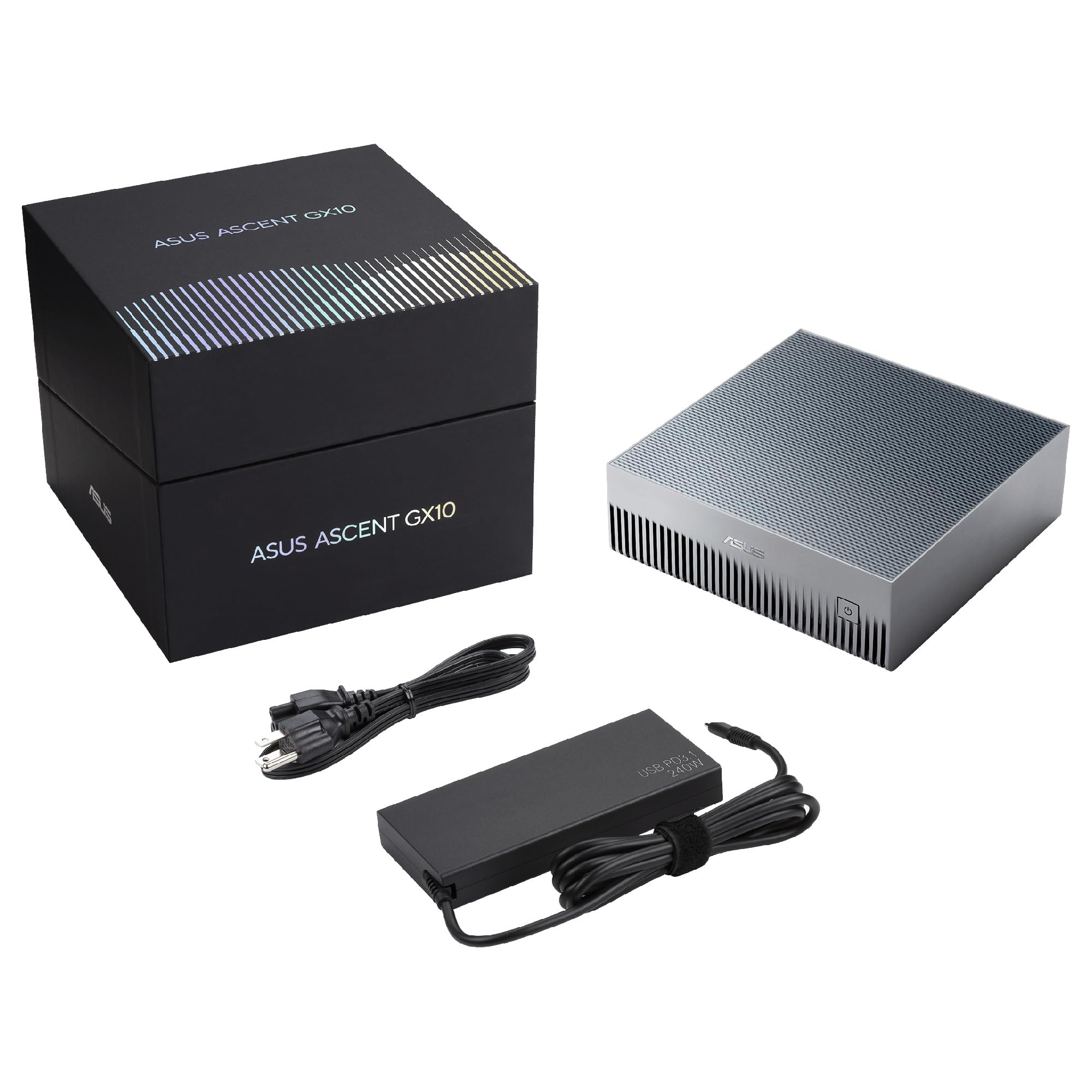ASUS Ascent GX10 Ordenador de sobremesa 128GB LPDDR5X 1TB SSD NVIDIA GB10 Blackwell GPU