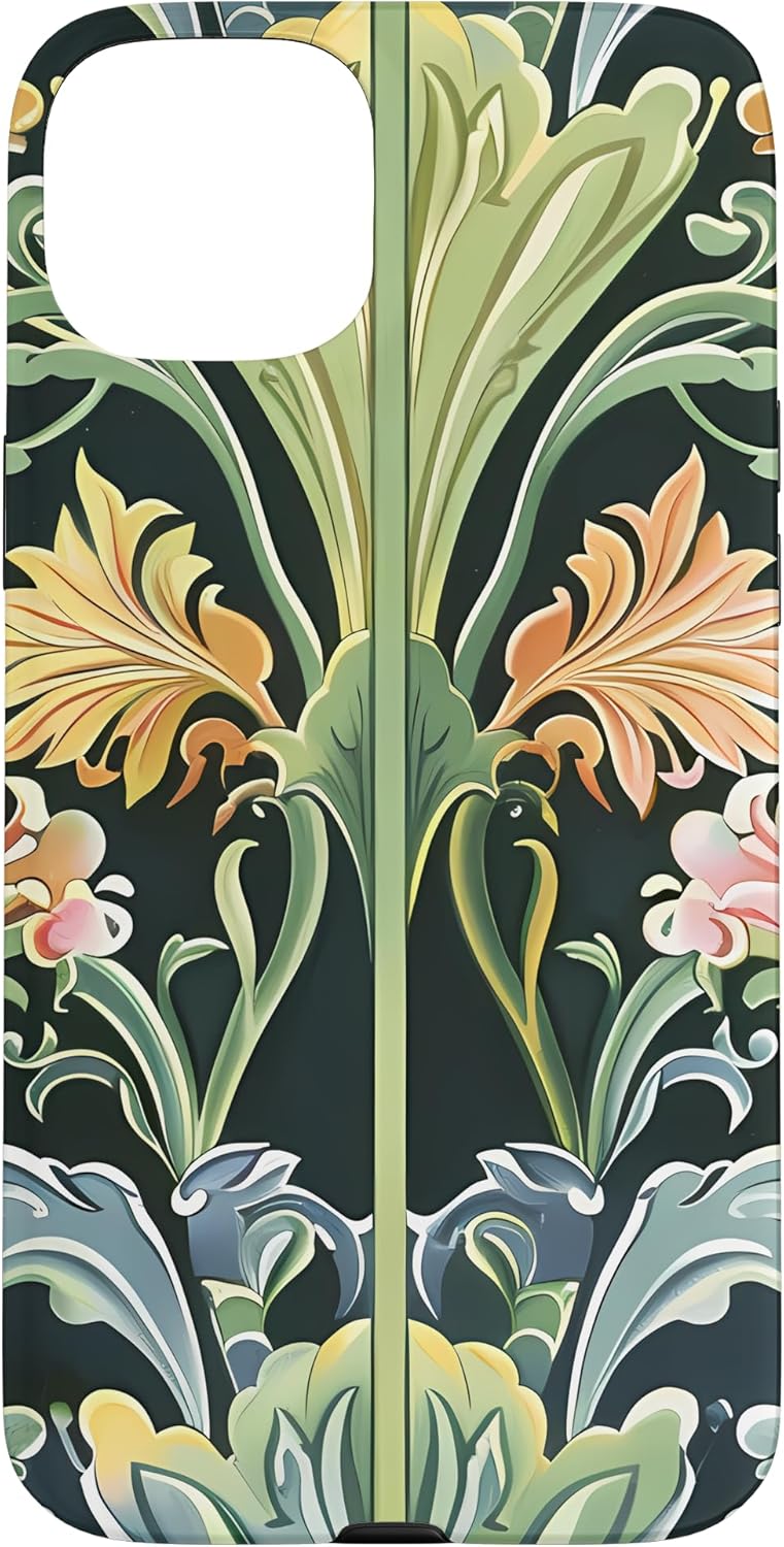 Vintage Garden Art Nouveau Botanical Pattern Case for iPhone 11