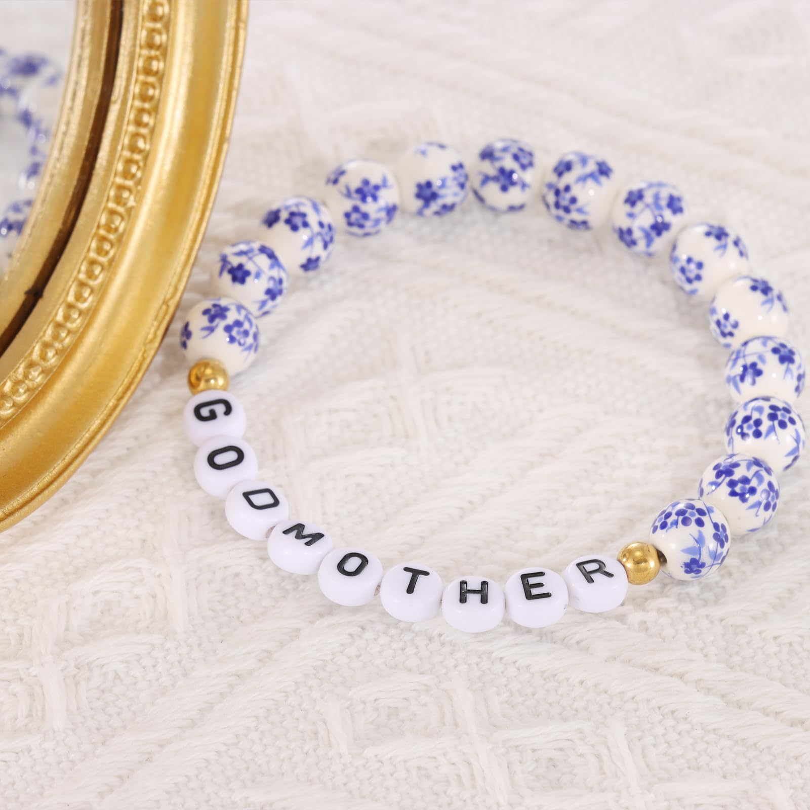 HUTIMY Godmother Bracelet Gifts for Women from Godchild Godson Goddaughter Godmom Godmother Bracelets
