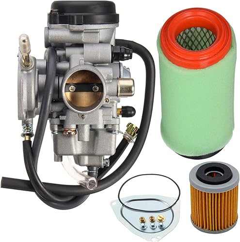 YFM400 Carburador para Yamaha Big Bear 400 250 YFM400 YFM-400 YFM400S 2WD 4WD 2000-2004 con Air Fiter Oir Fiter