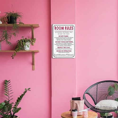 Miniatura 7 de Letrero de habitación para adolescentes y niñas decoración de puerta de dormitorio accesorios de pared para adolescentes divertidos letreros de