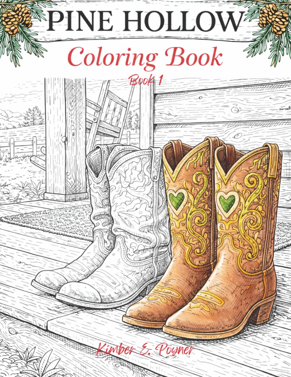 Coloring Book for Adults The Heart of Pine Hollow Farm Coloring Book for Adults Relaxing Farm Life Scenes with Country Elements for Stress Relief and ... Coloring Books The Heart of Pine Hollow)