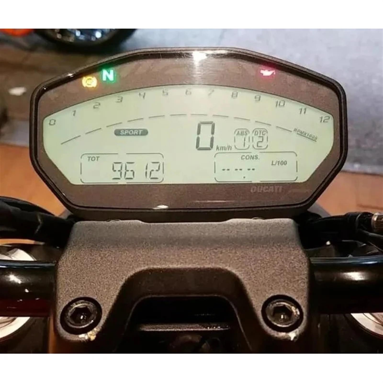 for Monster, 797 1200 821 Supersport 939, 2018-2023 Custodia for strumentazione Tachimetro Indicatori Guscio Copertura for moto Copertura alloggiamento tachimetro