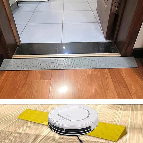 Miniatura 5 de Rampas de umbral para interiores, rampa antideslizante para interiores, rampa portátil para silla de ruedas, canal de elevación de 0.4-4.1 in, para