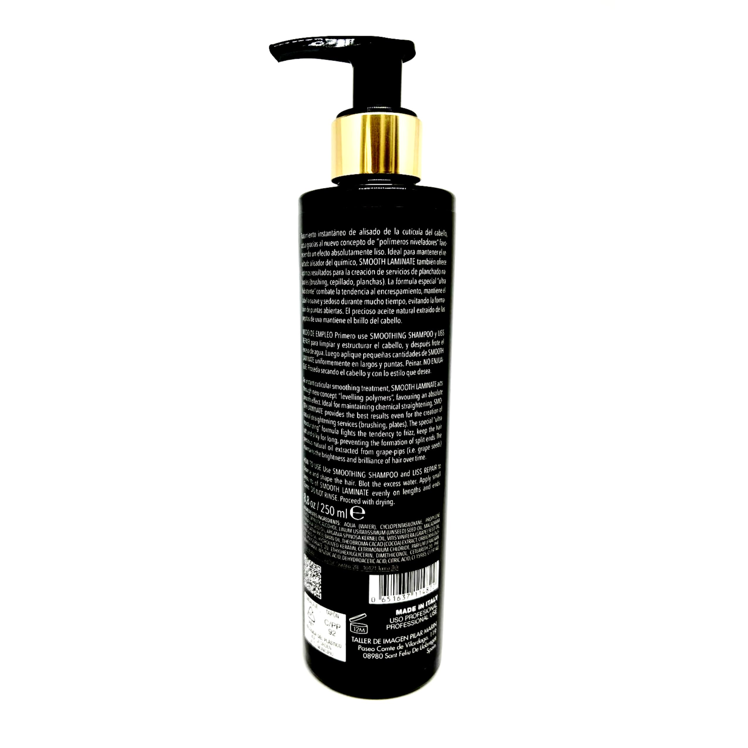 ALISADO DE QUERATINA - SMOOTH LAMINATE - LUX EXPERIENCE 250 ml. Crema Alisadora de Lujo para cabello Encrespado | ideal para Alisado Profesional en Casa | Recomendado por profesionales del cabello.