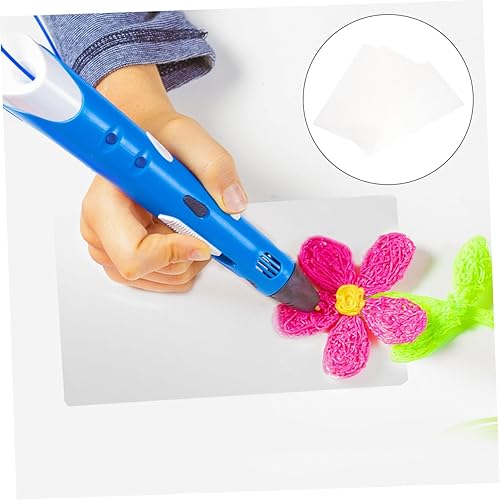 Miniatura 9 de EXCEART 10 Uds. Tablero de dibujo transparente 3D Pen Pad 3D Plantillas de pluma 3D Impresora 3D Alfombrilla 3dpen Pad 3 Accesorios Papel de dibujo