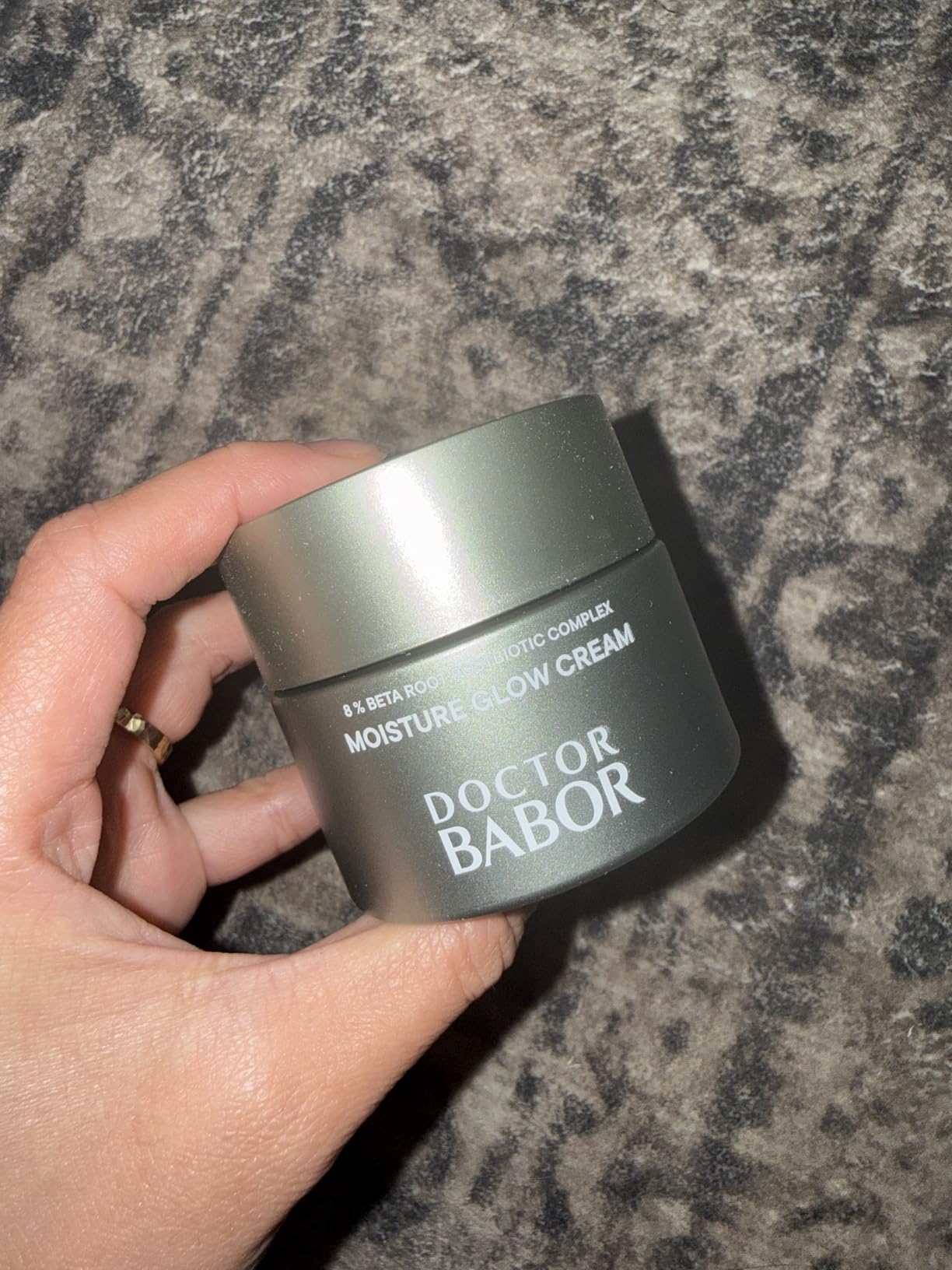 BABOR DOCTOR Microbiomic Moisture Glow Cream (15ml) - Vegan Face Cream with Beetroot Complex and Hyaluronic Acid - Professional Skincare for Dry Skin, Travel Size