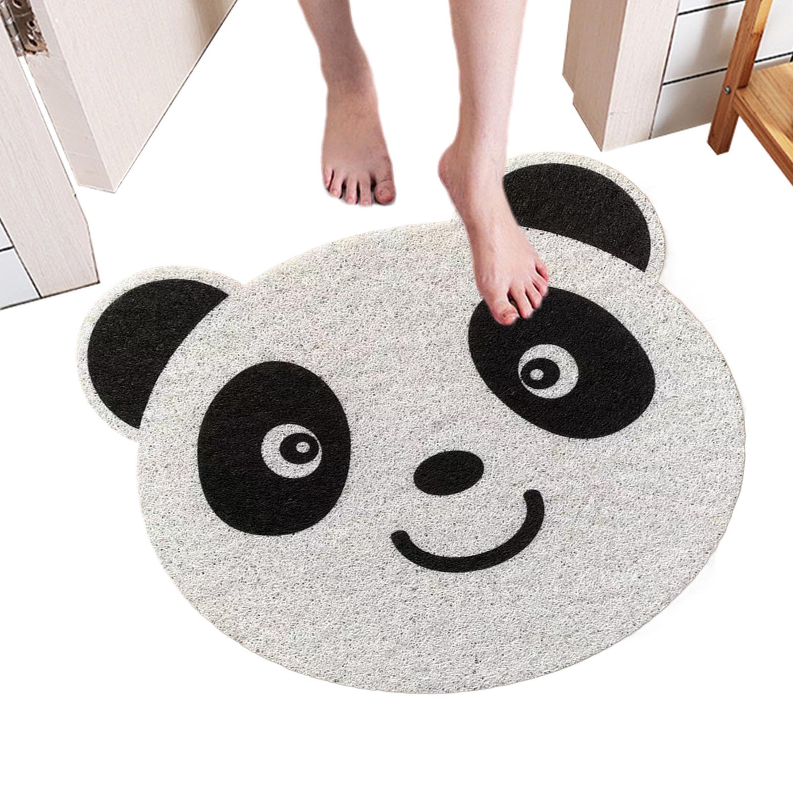 Tapis d'exercice de patinage antidérapant et absorbant panda