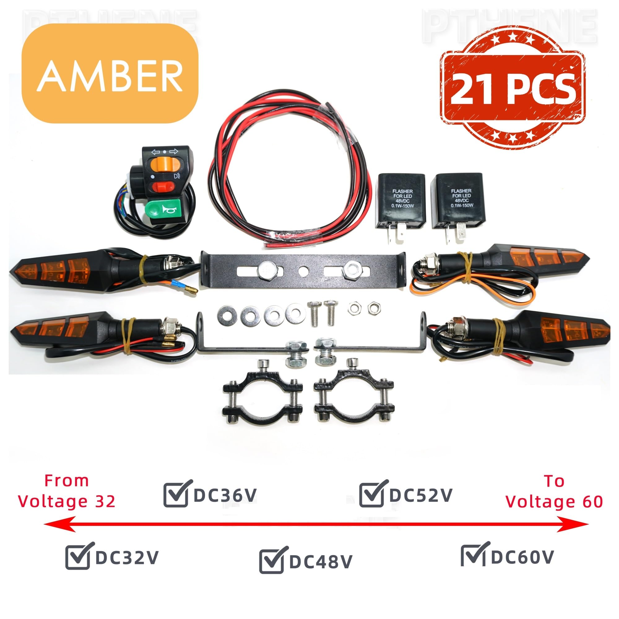 Luces Dirección Señales Motocicleta Luz LED De Señalización De Giro para Motocicleta/Scooter, Intermitente, Luz Trasera, Luces De Posición, Freno.