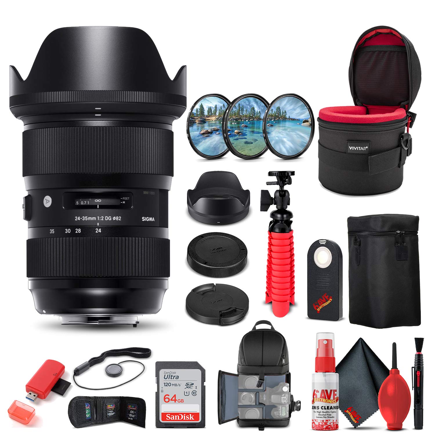良品☆SIGMA シグマ 24-35mm F2 DG HSM Art Nikon ニコン用☆元箱