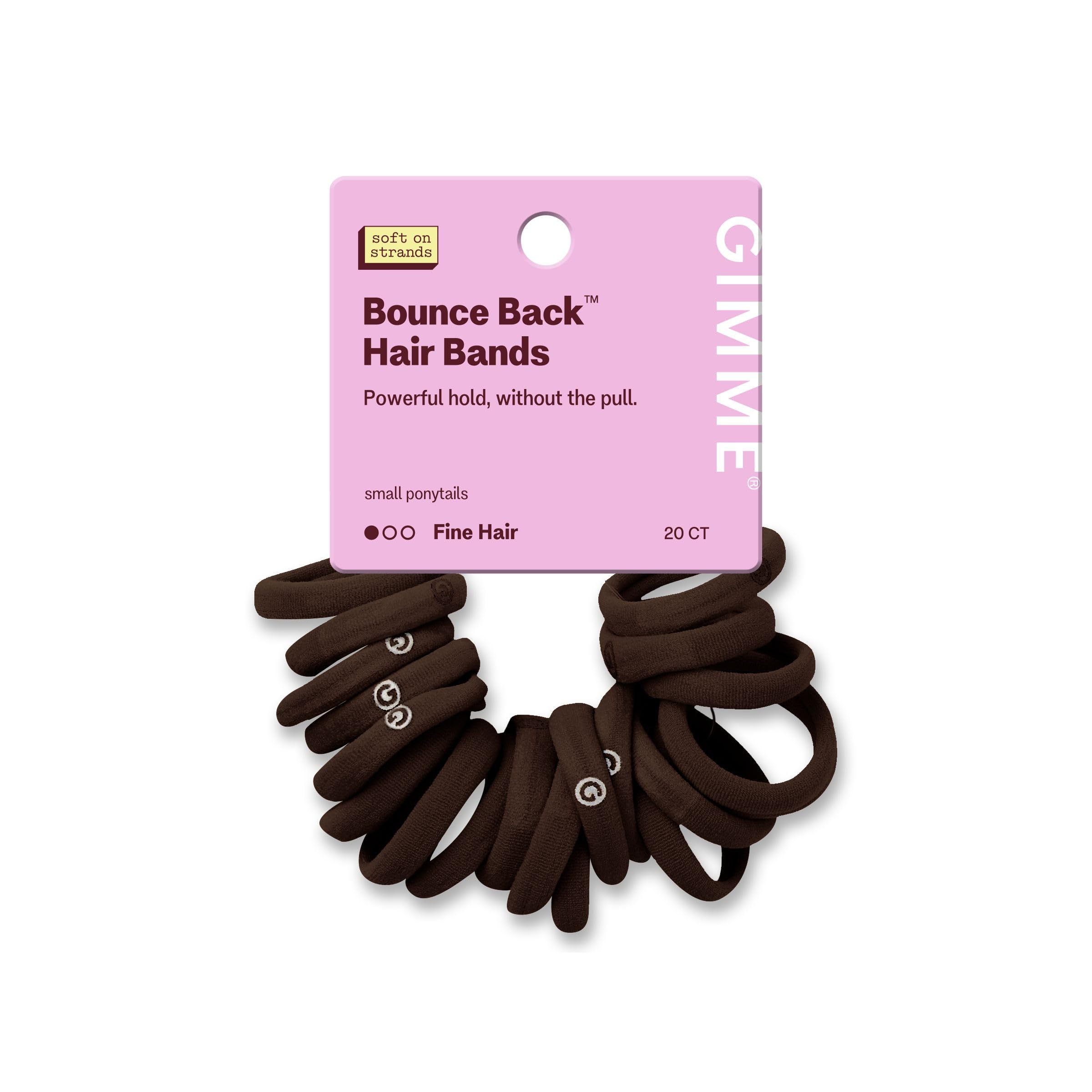 Gimme Beauty X-Fine Hair Bands - Slim-Fit Elastic Ties for Extra