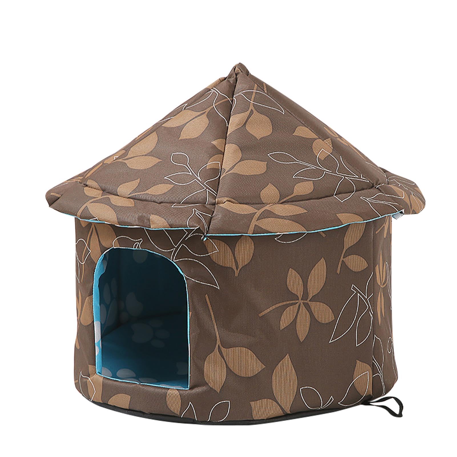 Weatherproof Cat House - Insulated, Cold Weather Pet House For Outdoor And Indoor Cats