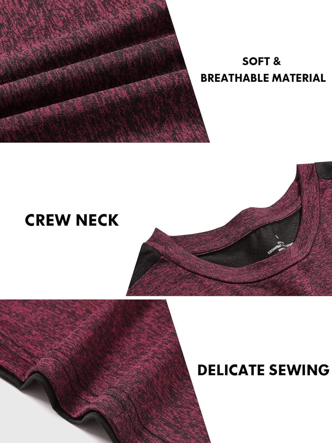 Air Curvey 3 Pack Men's Workout Tank Tops Sleeveless Muscle Gym Tank Top Quick Dry - Image 5