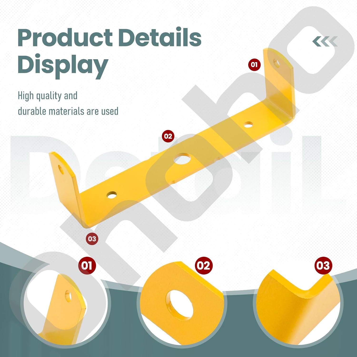 783-06088A-4021 Seat Pivot Bracket - by Ohoho - Compatible with Cub Cadet LTX1040 GTX1054 LGT1050 LGT1054 LGTX1050 - Yellow, Replacement: 783-06088-4021