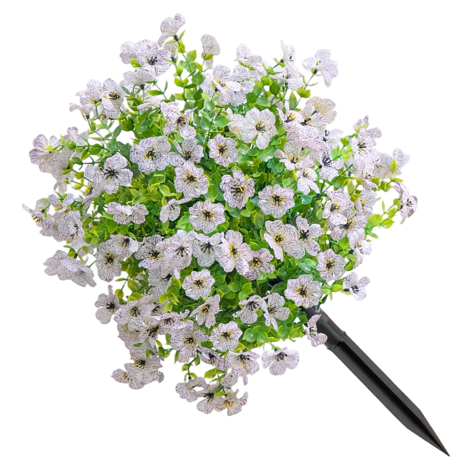Sbshiouu Realistic Flower Stake Outdoor Artificial Plant with Ground Stake for Garden Patio Yard Front Porch Indoor Decoration Realistic Blossomy Yard Ornament