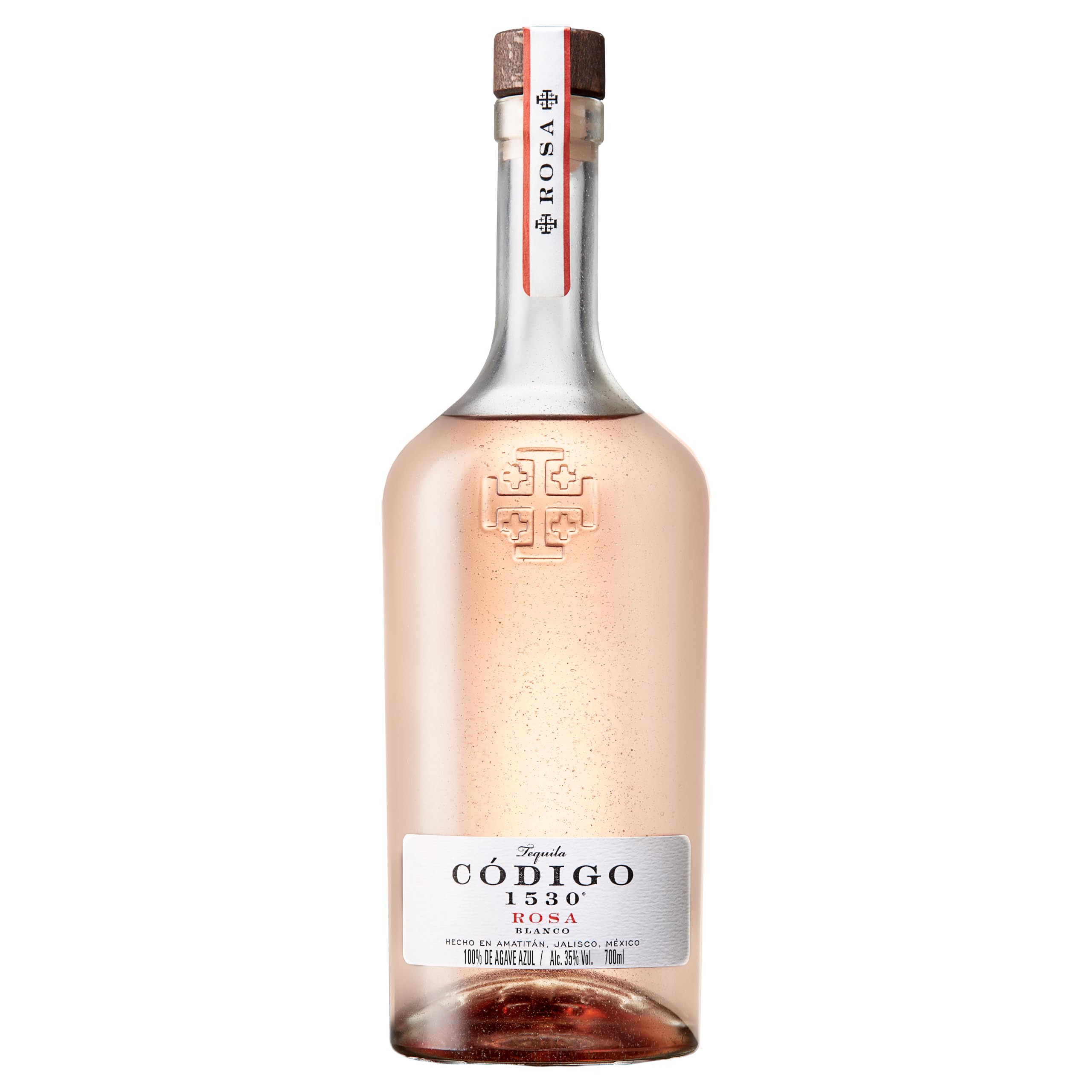 Código 1530 Rosa Blanco Ultra-Premium Tequila, Award-winning, 100 Percent Blue Weber Agave, 70cl/700ml, 35 Percent ABV