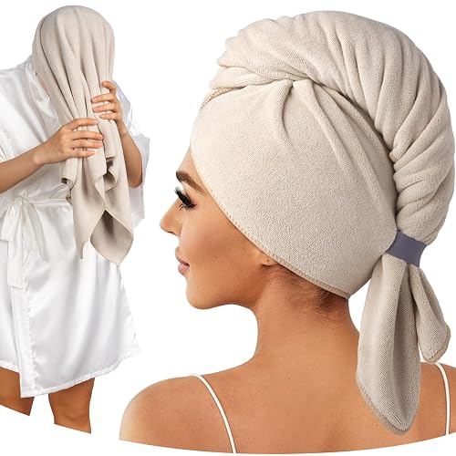 Umisleep Microfiber Hair Towel 41 x 22 Super Absorbent Soft Anti-Frizz