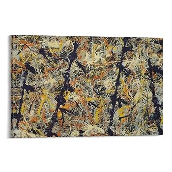 Amazon.co.jp: ジャクソン・ポロック画家の作品《ブルーポールズ