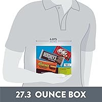 Vista 4 de HERSHEY'S, KIT KAT and REESE'S - Caja variada de dulces de chocolate con leche, 27.3 onzas (18 unidades)