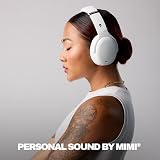 Skullcandy Crusher ANC 2 Wireless Over-Ear Bluetooth Headphones with Multi-Sensory Bass, Active Noise Cancelling, Up to 60 Hours Battery, Microphone for iPhone Android - Bone - 2