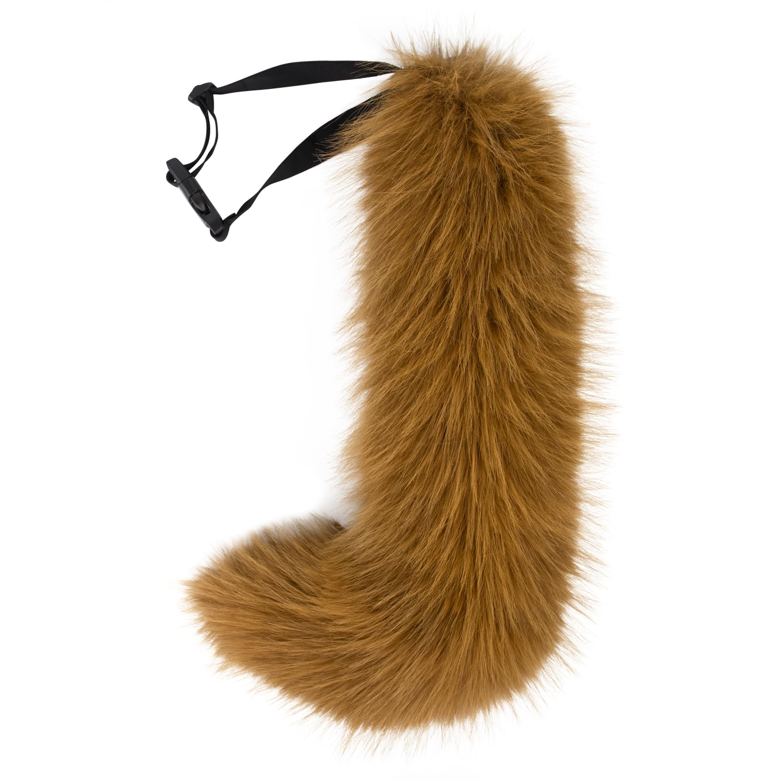 HAOANFaux Fur Wolf Tail Furry Wolf Fox Halloween Party Cosplay Costume Fancy Dress Props