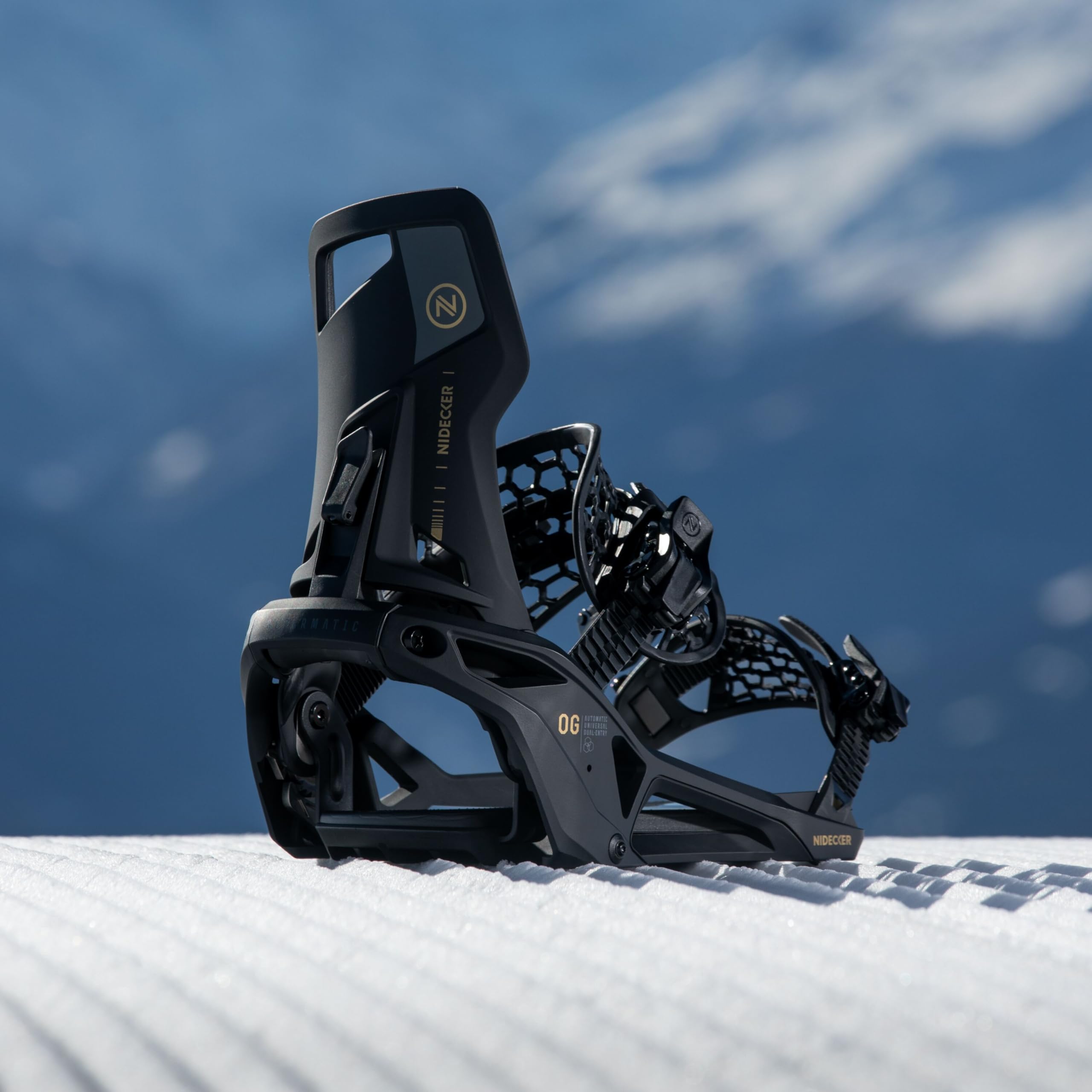 Nidecker Supermatic Snowboard Fijación Automática Universal Doble Entrada