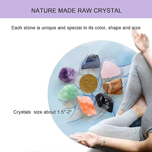 Miniatura 3 de Kit de cristales curativos naturales y piedras curativas, cristales de chakras (14 piezas)