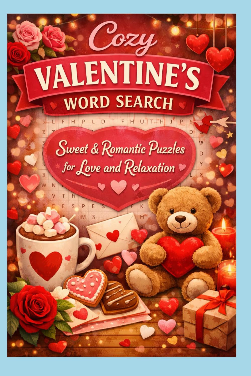 Cozy Valentine’s Word Search: Sweet & Romantic Puzzles for Relaxation, Love, and Cozy Moments