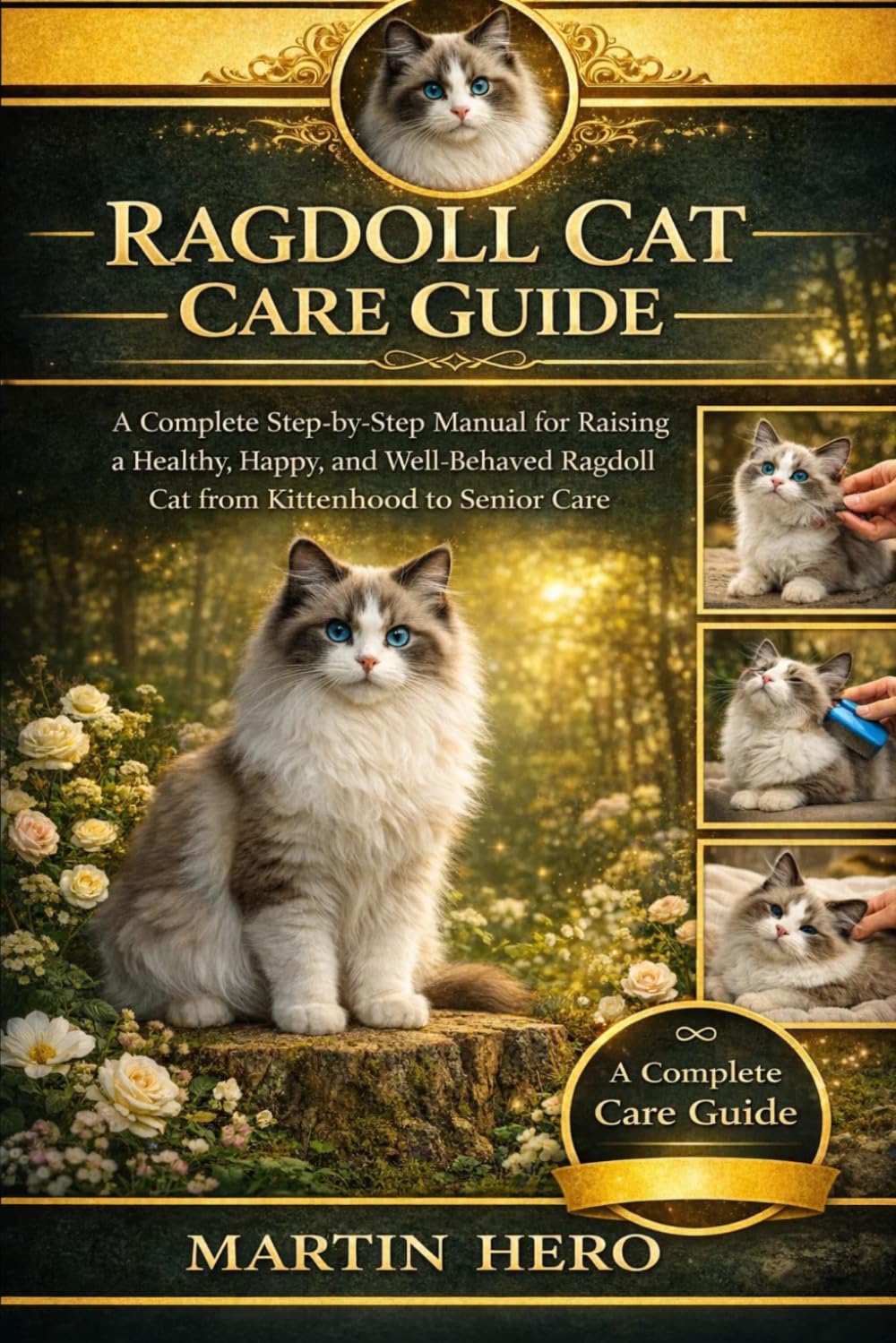RAGDOLL CAT CARE GUIDE: A Complete Step-by-Step Manual for Raising a Healthy, Happy, and Well-Behaved Ragdoll Cat from Kittenhood to Senior Care.