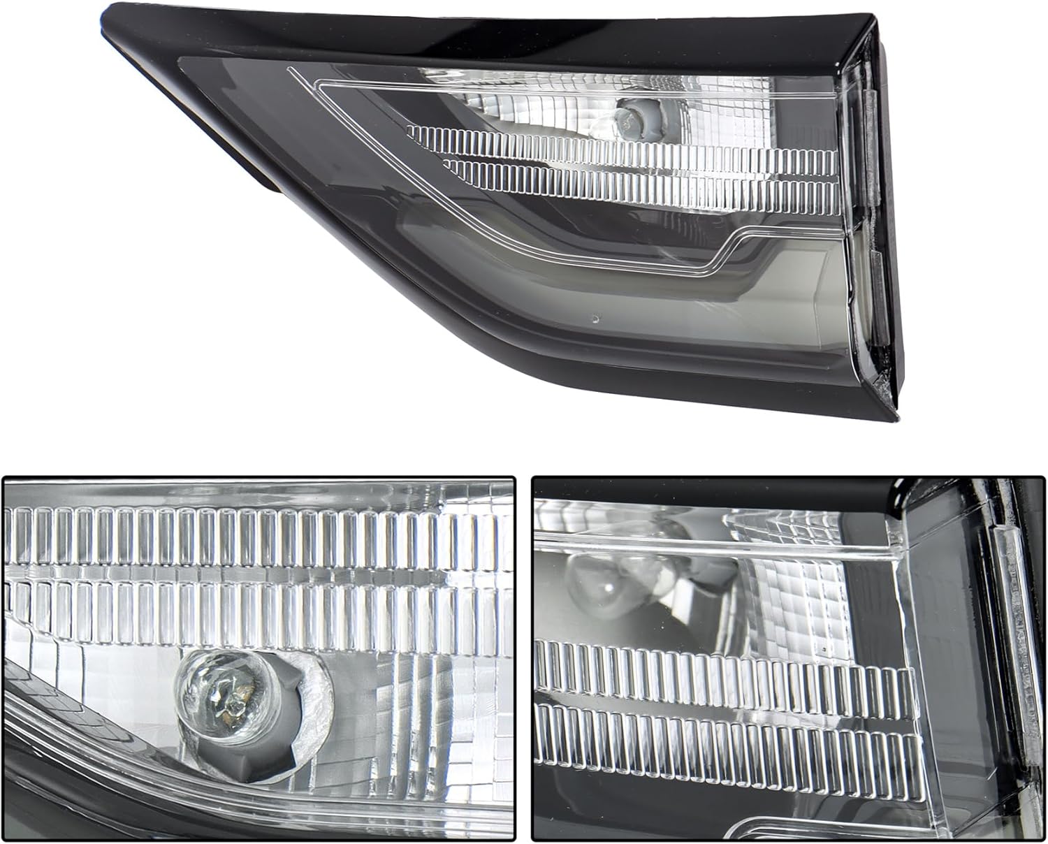 labwork Tail Lamp Light Replacement for Traverse 2018-2021 Clear Smoked Lens Passenger Side Brake Light Inner 85164977 with Redline Pkg