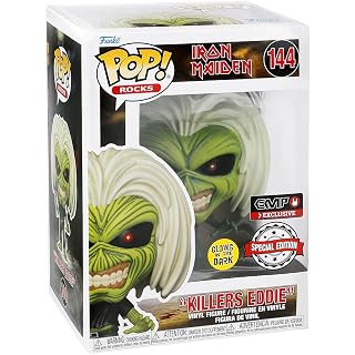 Funko Pop! Rocks: Iron Maiden – Killers – Brille dans Le Noir – Figurine en Vinyle à Collectionner – Idée de Cadeau – Produits Officiels – Jouets pour Les Enfants et Adultes – Music Fans - Les Beatles, Paul McCartney, John Lennon, RIngo Starr, George Harrison