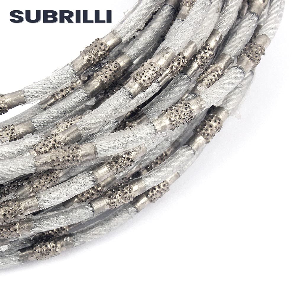 Diamond Wire Cutting Mining Rope Saw Blade for Granite Marble Jade Concrete Stone (1 Meters/Lot)