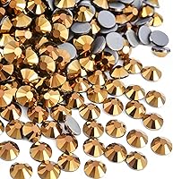 Vista 27 de Jollin Hot Fix - Diamantes de imitación de cristal con parte trasera plana, gemas de diamantes de imitación de 0.189 in (20 ss, 1440 unidades, rosa)