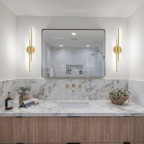 Miniatura 6 de EDISLIVE Moderna lámpara LED regulable, lámpara de pared de tocador de baño, espejo de 23.6 pulgadas, accesorios de iluminación para baño,