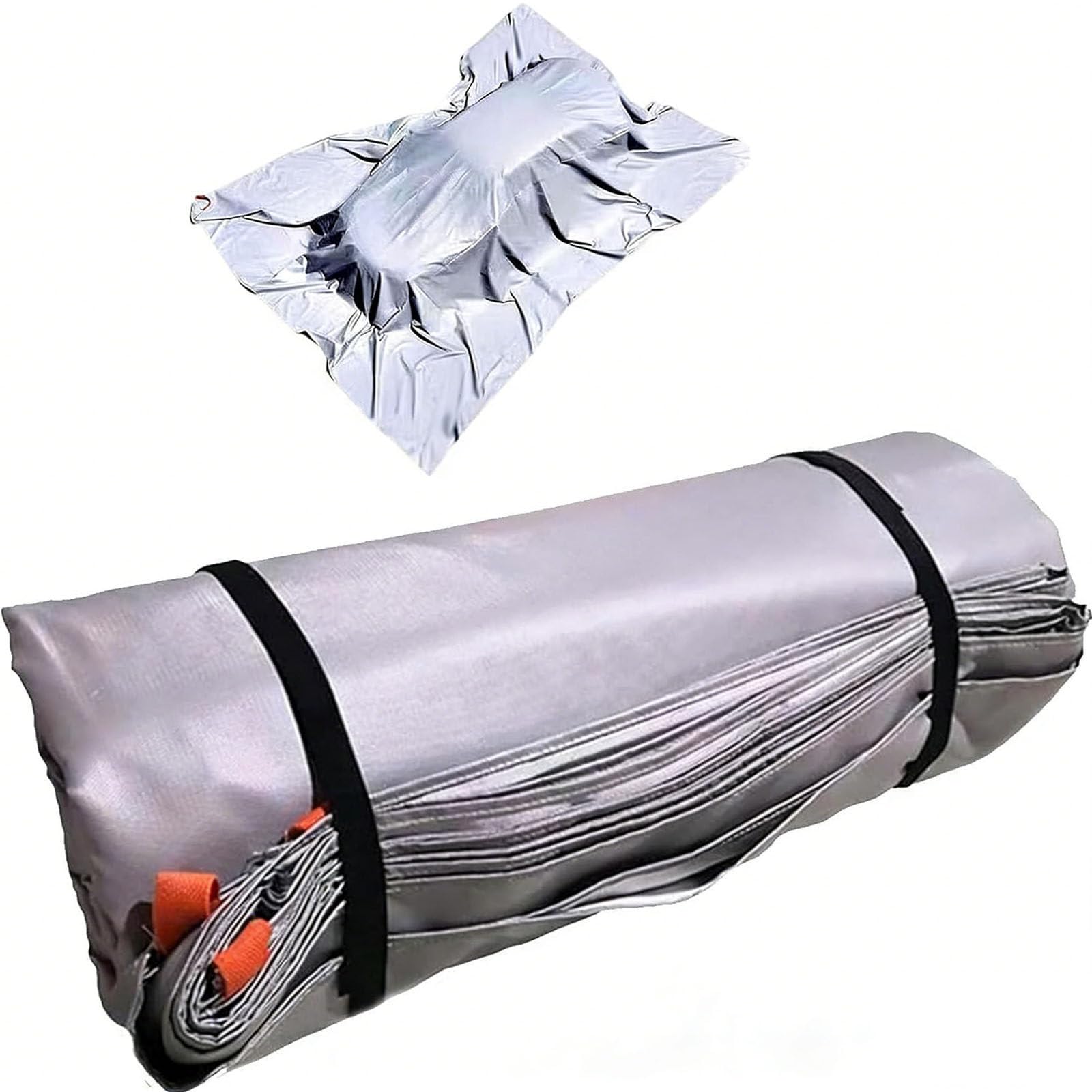 Manta ignífuga grande de fibra de vidrio revestida, reutilizable, extinción rápida para vehículos eléctricos, coches de gas, garajes, 3 x 4 m