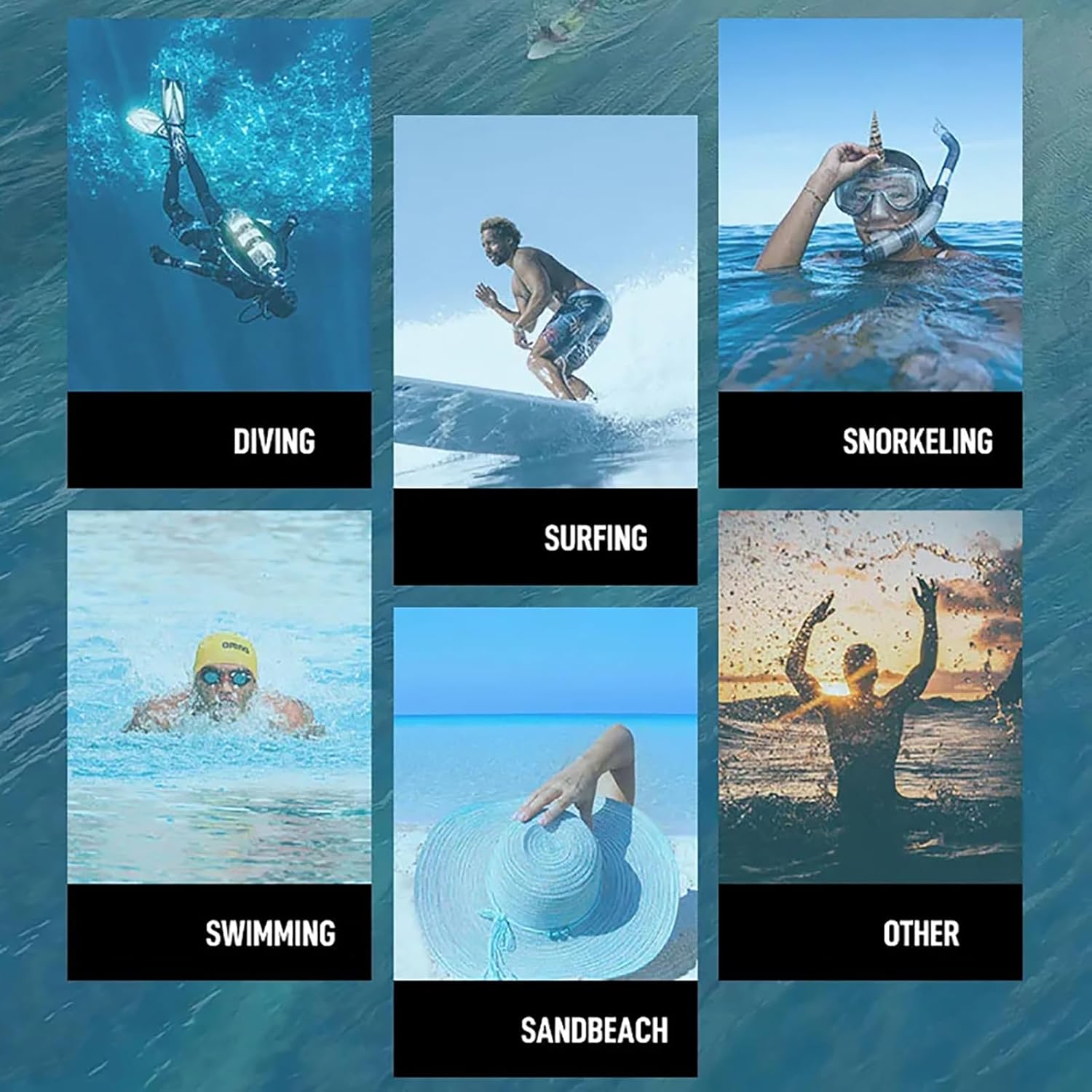 Wetsuit Top Men's 1.5Mm, Hooded Neoprene Wetsuits Jacket with Long Sleeve Front Zipper for Diving Surfing Swimming Snorkeling - Image 7