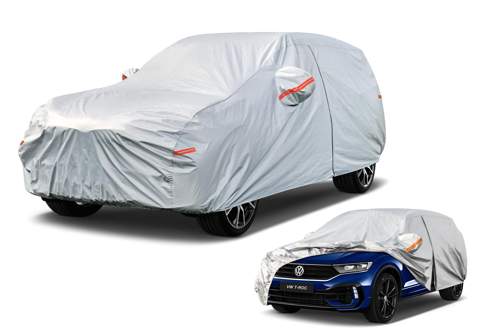 Kayme Funda Coche Exterior, Compatibles con Audi A5 (2009-2025), Cubierta para Coche Impermeable Transpirable Anti-UV Antipolvo de 6 Capas, Cubre Coche con Cremallera y Forro de Algodón. — view 58