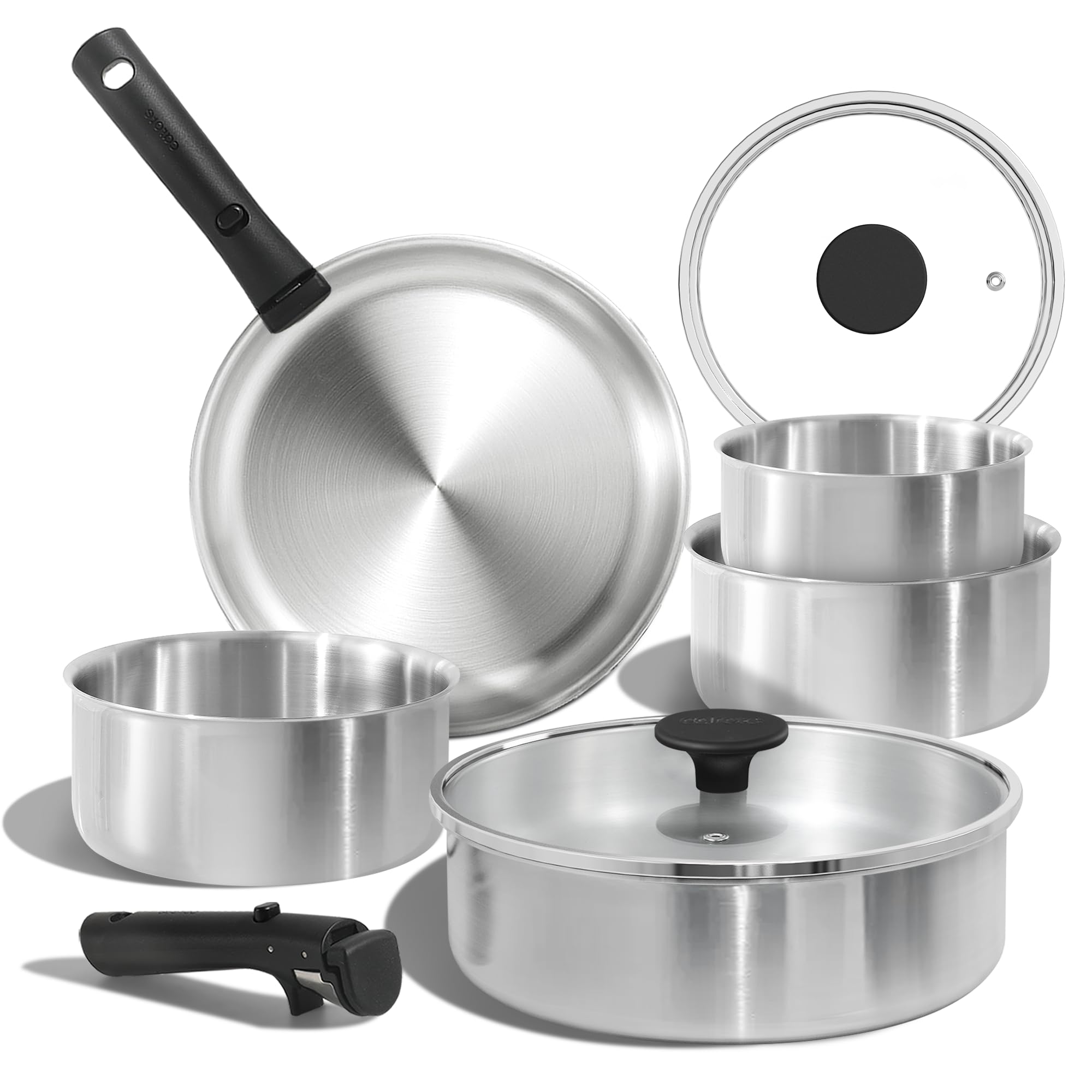 CAROTE Stainless Steel Cookware Set