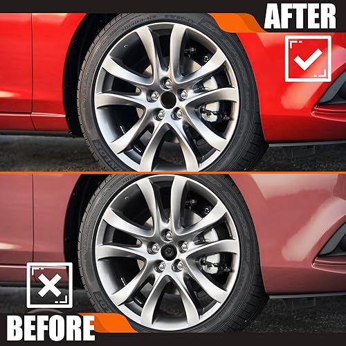 Miniatura 150 de TMS - Tapones centrales de rueda de 2.7 pulgadas para BMW Serie 3, 4, Serie 5, Serie X, Serires Z, Series 3613 6783 536, paquete de 4