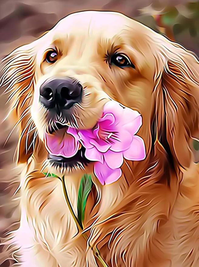 Happy Camper Diamond Painting Kit - 5D Full Drill DIY Art For Adults & Kids