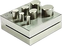 Vista 15 de The Beadsmith Juego de cortadores de disco circular de acero con 4 punzones y troqueles. Herramienta para cortar círculos precisos de 1" a 2