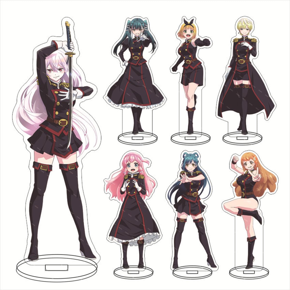 魔都精兵のスレイブ キービジュアル3枚重ねアクリルパネル