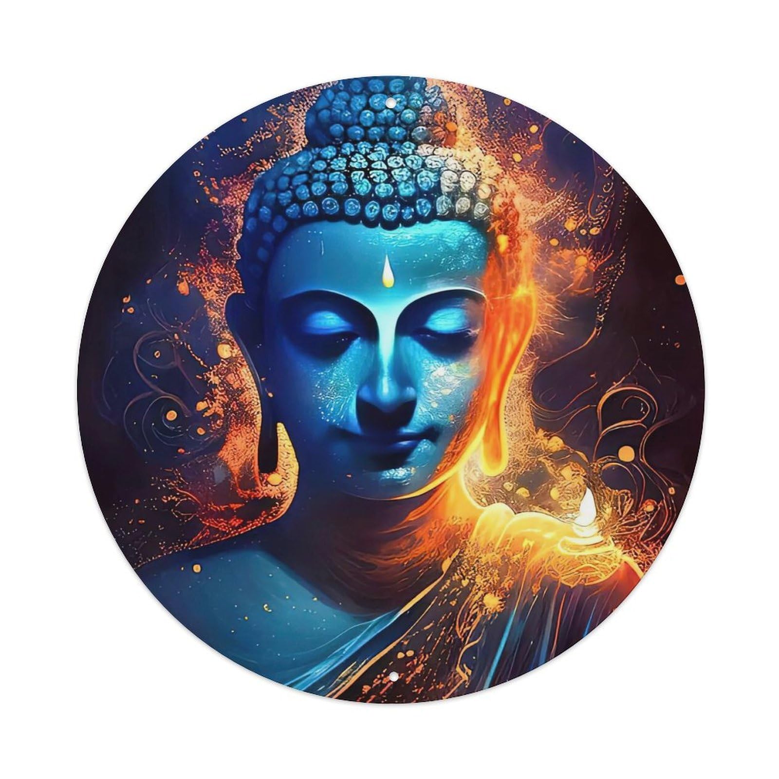 Zen Art Buddha Idea Metal Tin Sign
