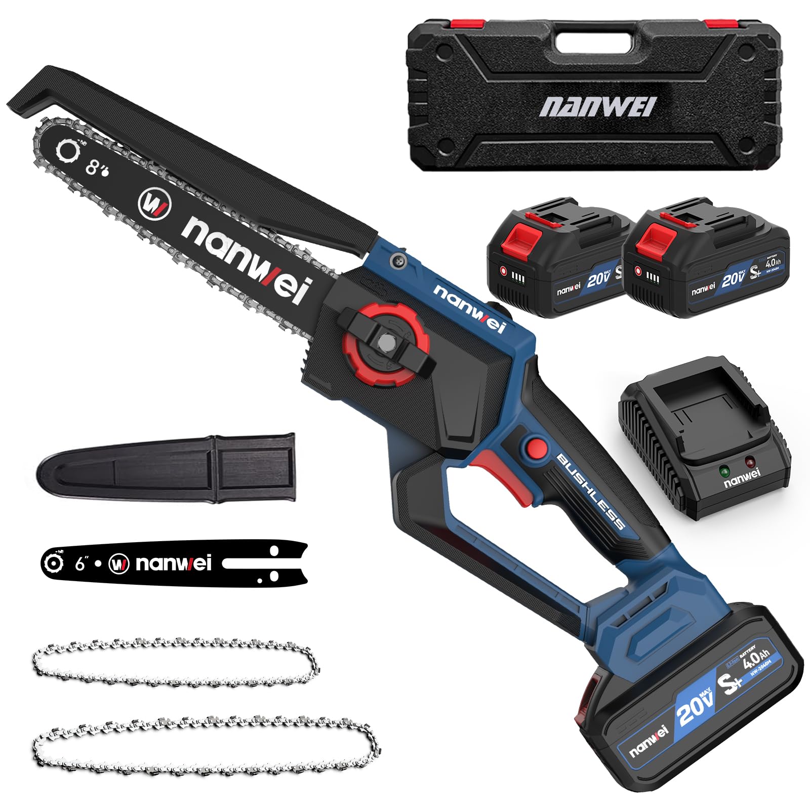 NANWEI Mini Chainsaw 8 Inch